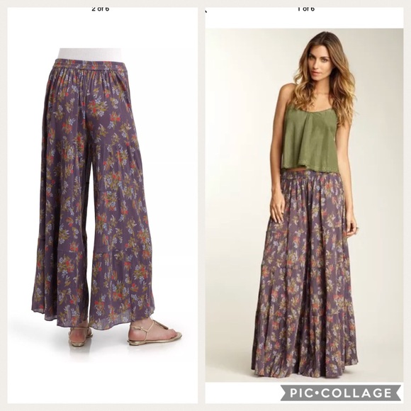 Free People Pants - Free people super wide leg cotton crinkle pants